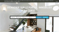 Desktop Screenshot of immobilier-de-corse.fr